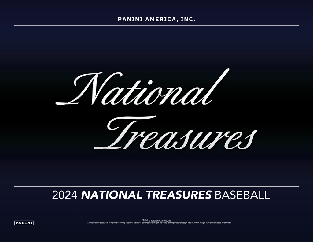 2024 Panini National Treasures Baseball Hobby 4 Box Case