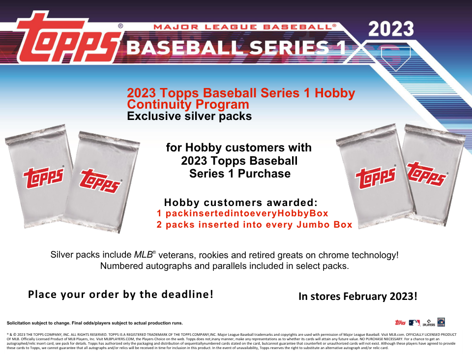 2023 Topps Series 1 Baseball Hobby Box