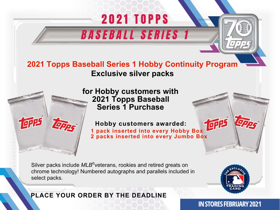 2021 Topps Series 1 Baseball Jumbo Box