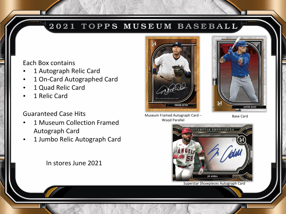 2021 Topps Museum Collection Baseball Hobby Box
