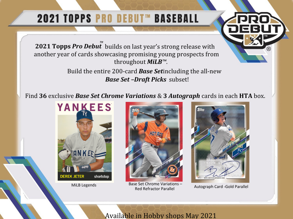 2021 Topps Pro Debut Baseball Jumbo Box