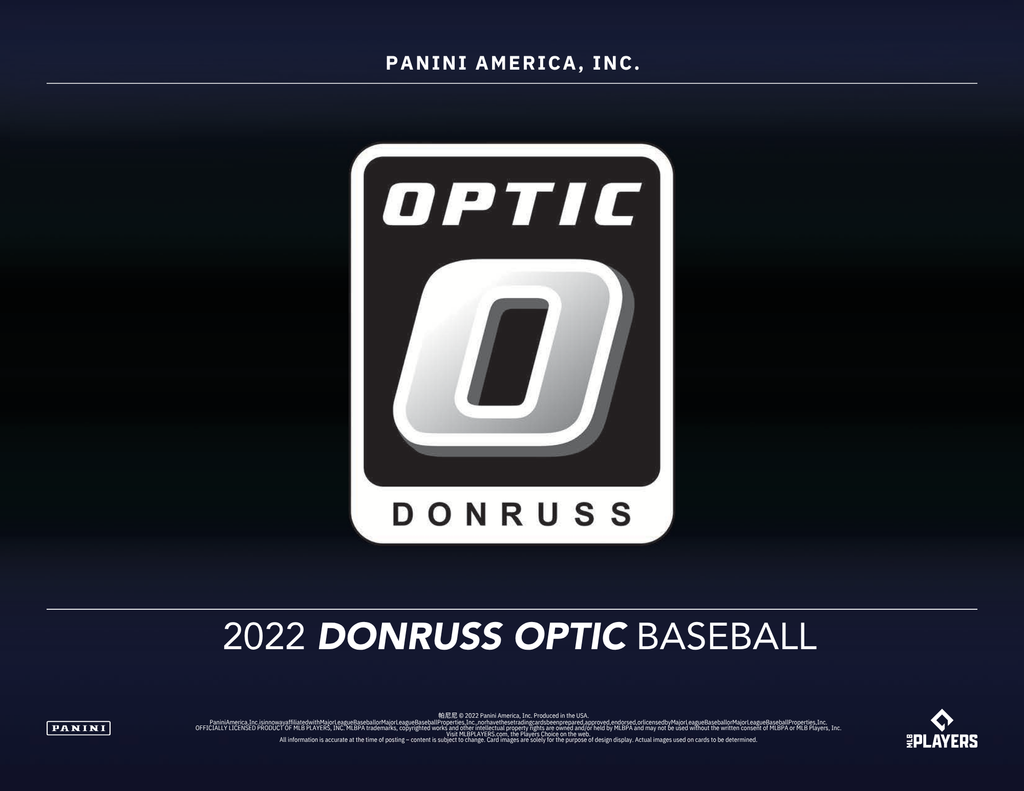 2022 Panini Donruss Optic Baseball Hobby Box