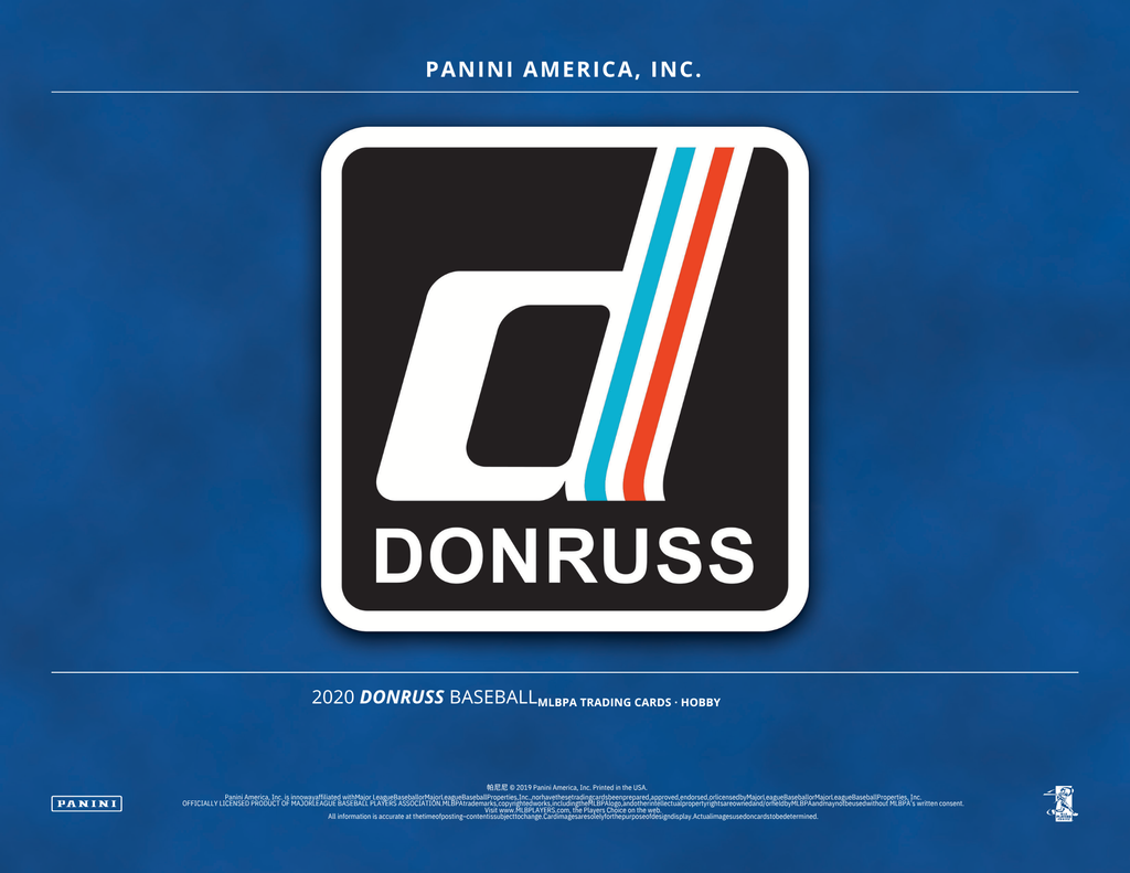 2020 Panini Donruss Baseball Hobby Box