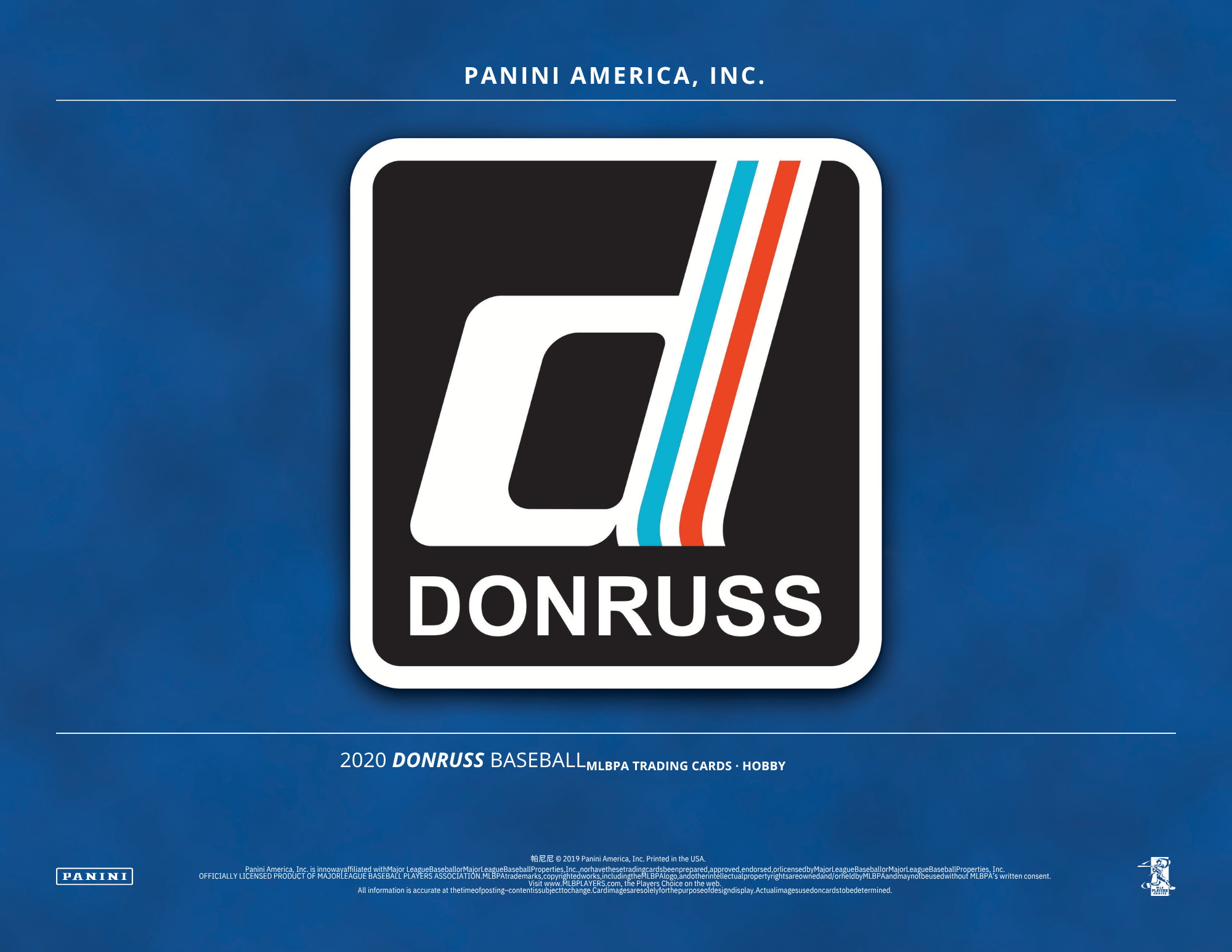 2020 Panini Donruss Baseball Hobby Box