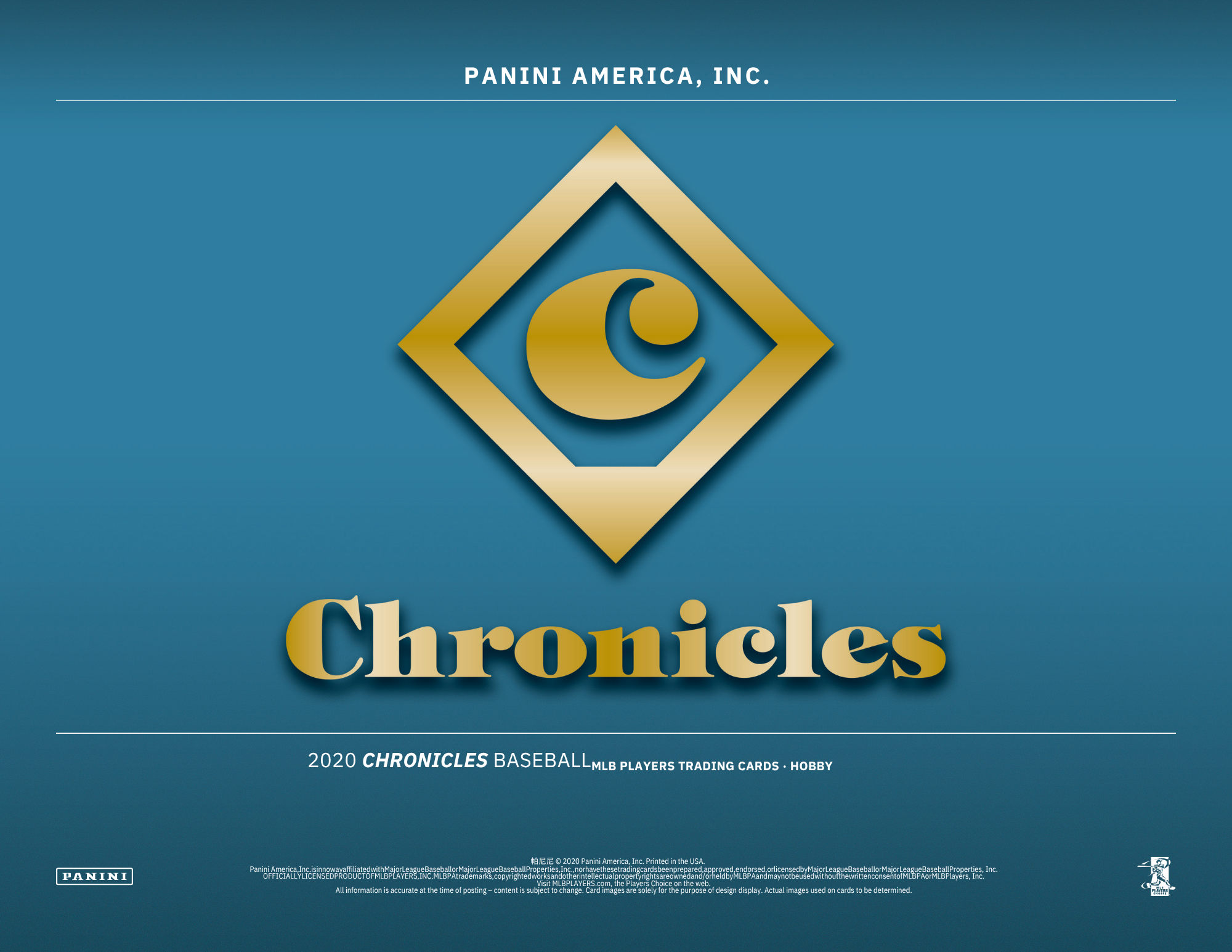 2020 Panini Chronicles Baseball Hobby Box