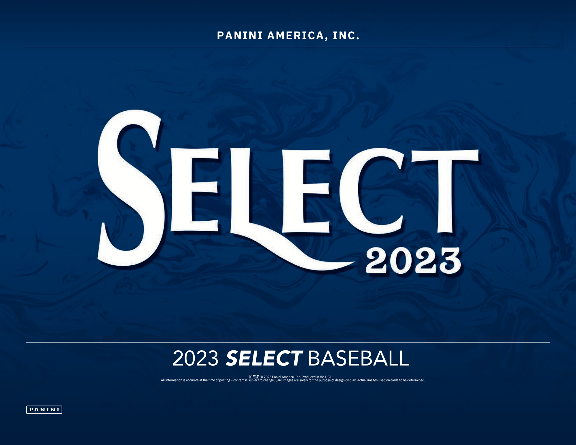 2023 Panini Select Baseball Hobby Box