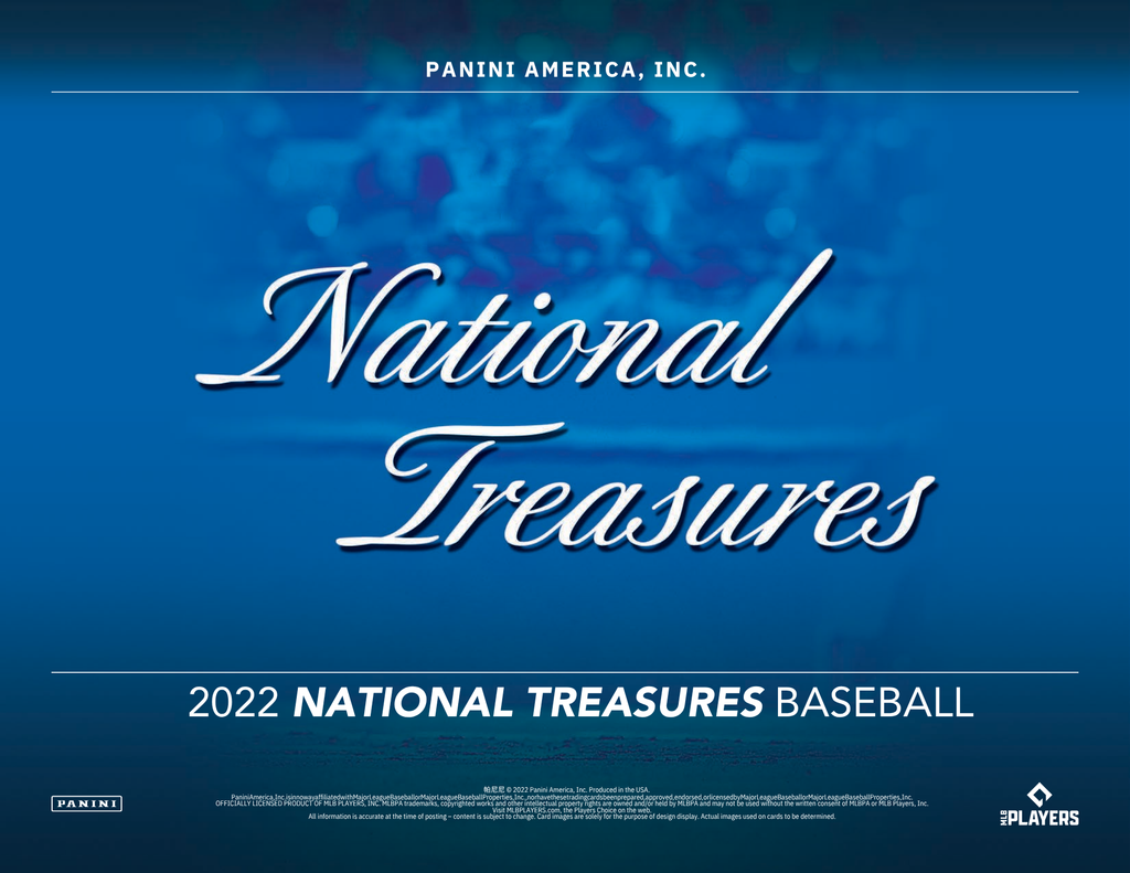 2022 Panini National Treasures Baseball Hobby Box