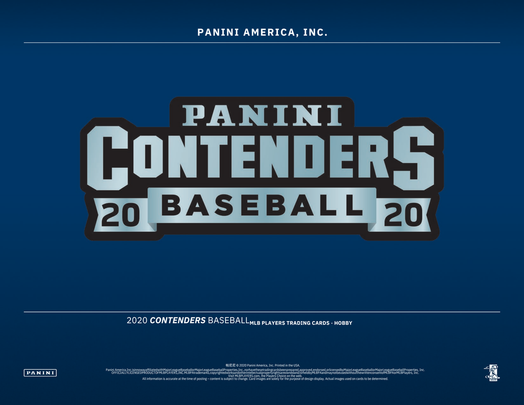 2020 Panini Contenders Baseball Hobby Box