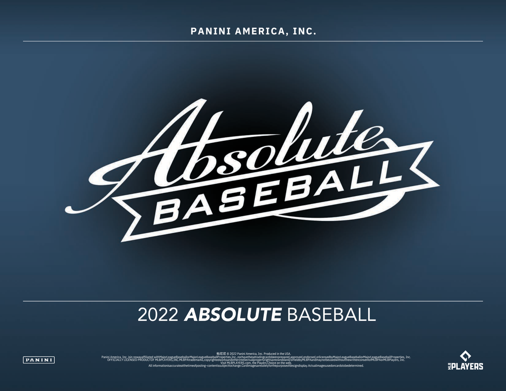2022 Panini Absolute Baseball Hobby Box
