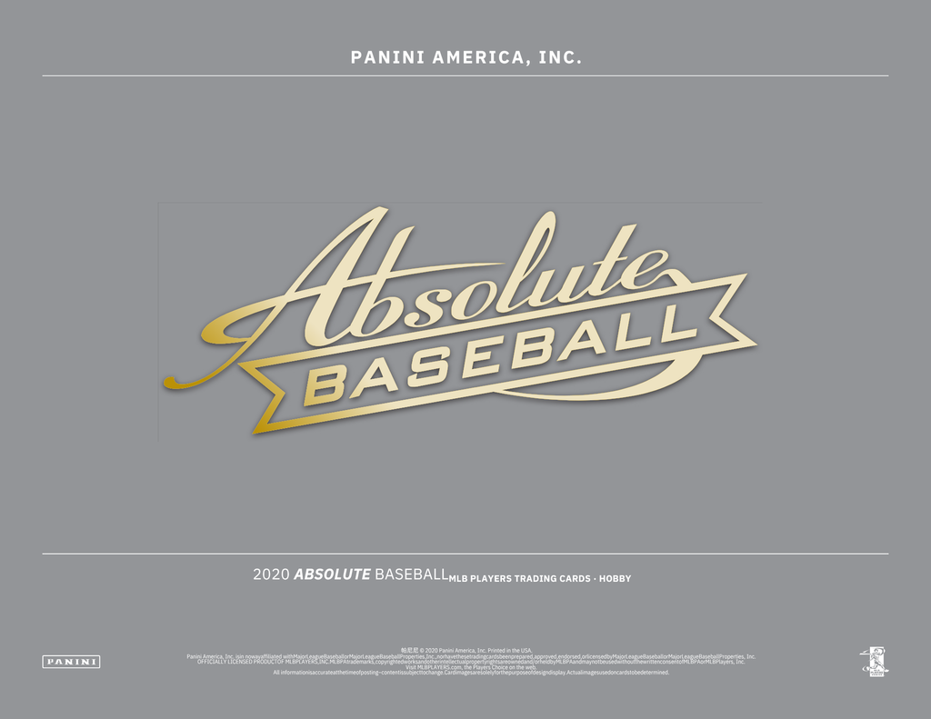 2020 Panini Absolute Baseball Hobby Box