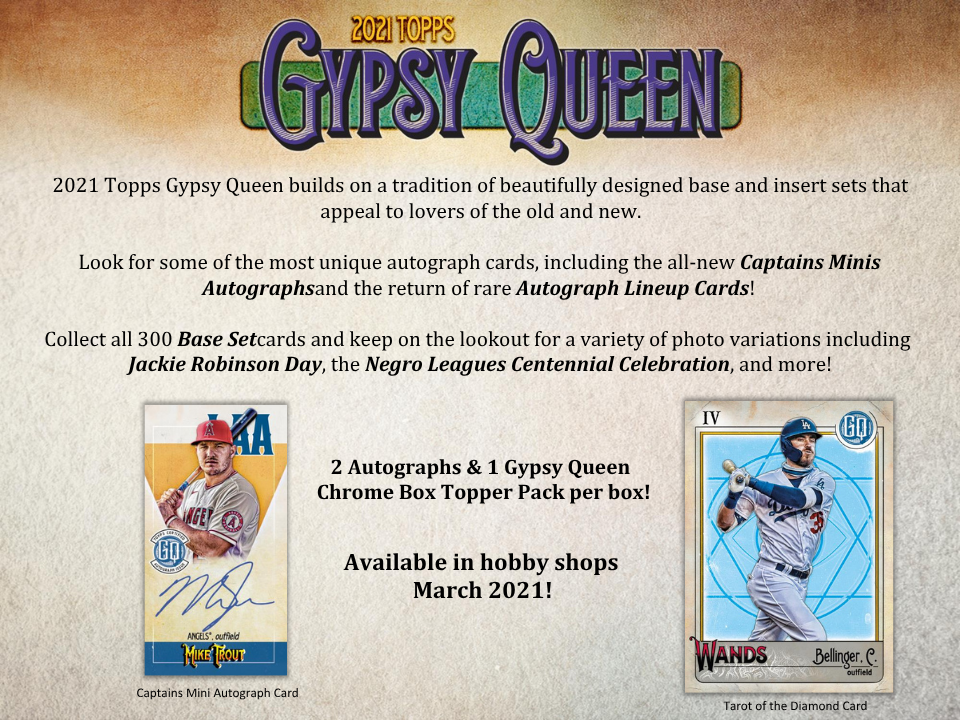 2021 Topps Gypsy Queen Baseball Hobby Box