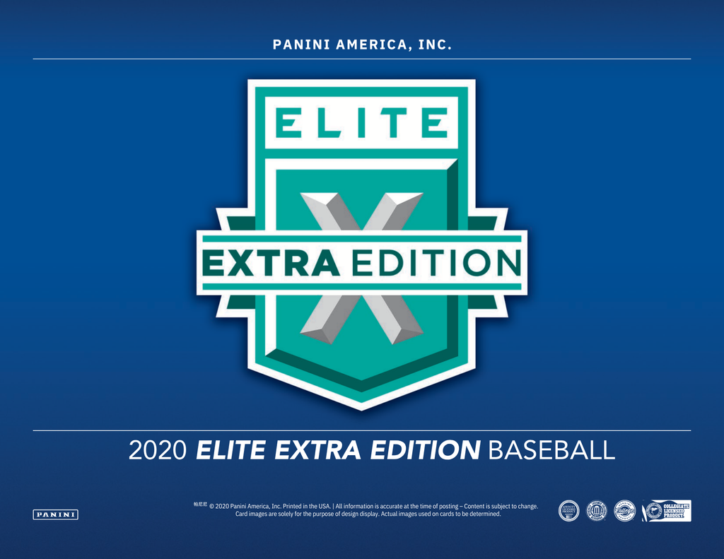 2020 Panini Elite Extra Edition Baseball Hobby Box