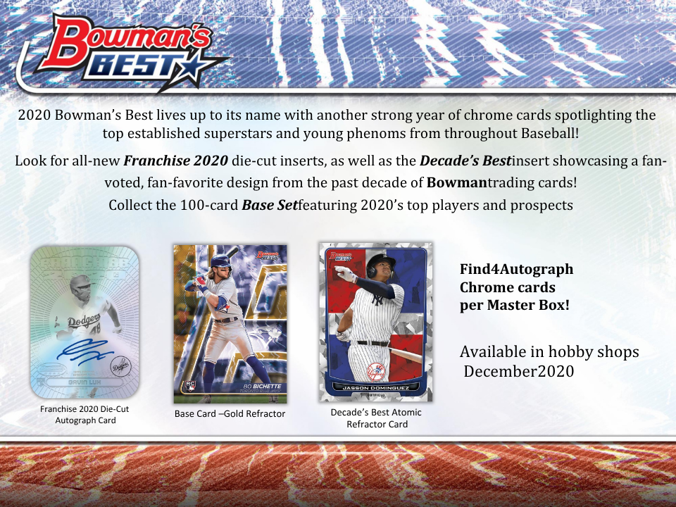 2020 Bowman's Best Baseball Hobby Box
