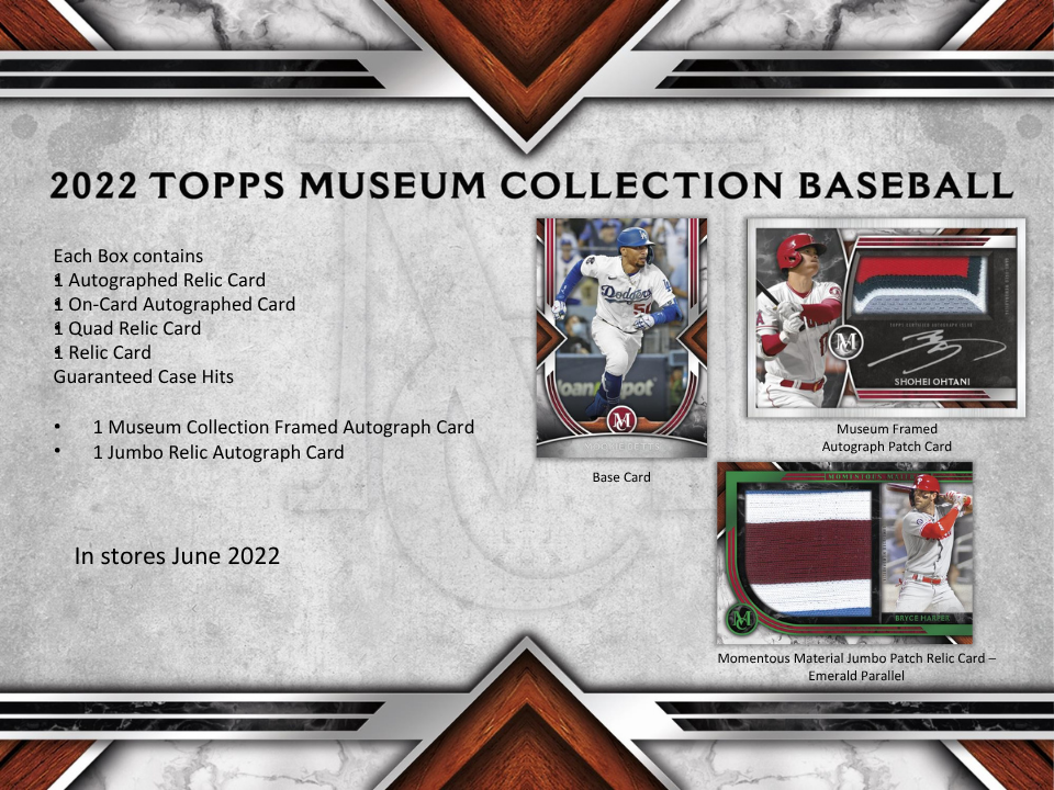 2022 Topps Museum Collection Baseball Hobby Box