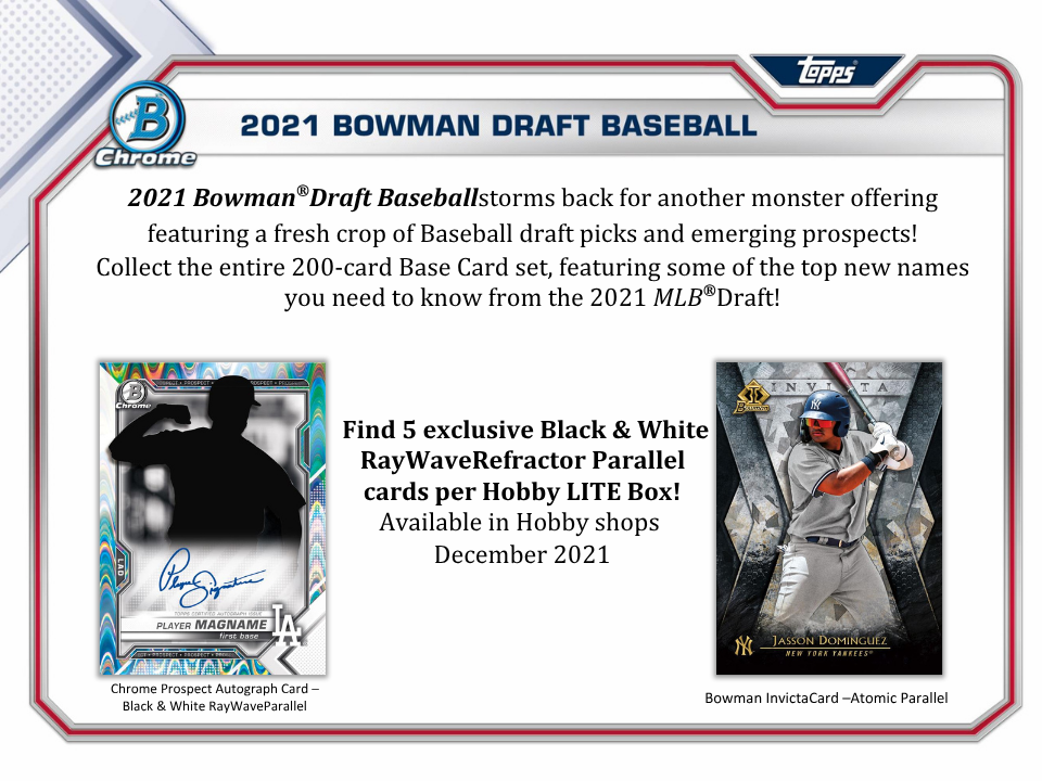 2021 Bowman Draft Baseball LITE Box