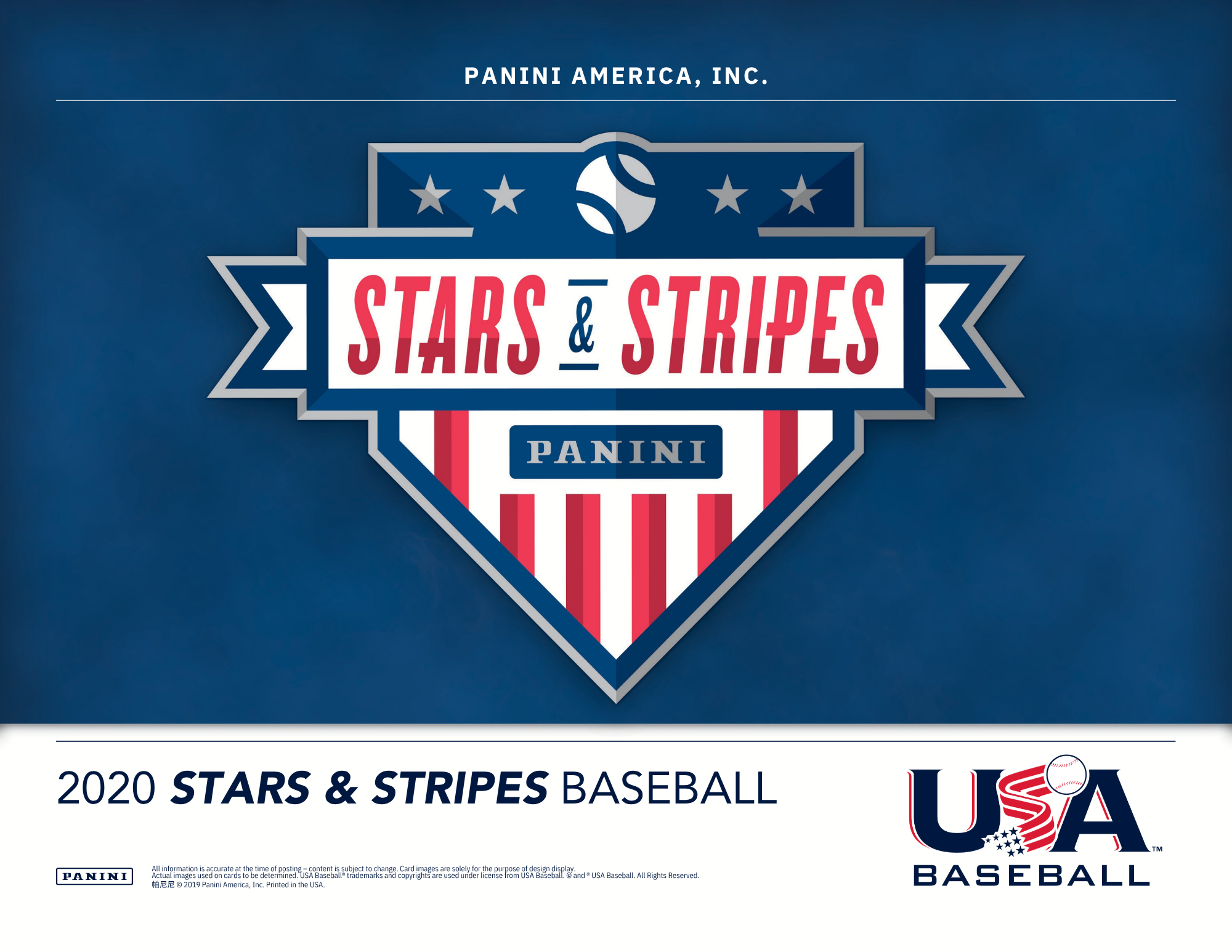 2020 Panini Stars and Stripes Baseball Hobby Box