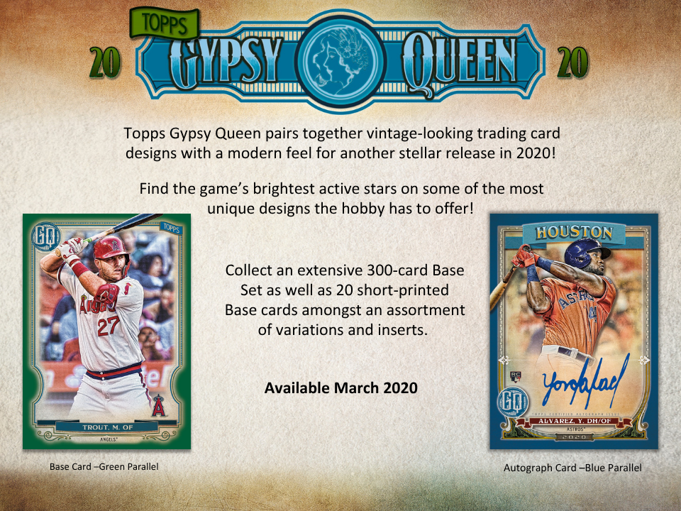 2020 Topps Gypsy Queen Baseball Hobby Box