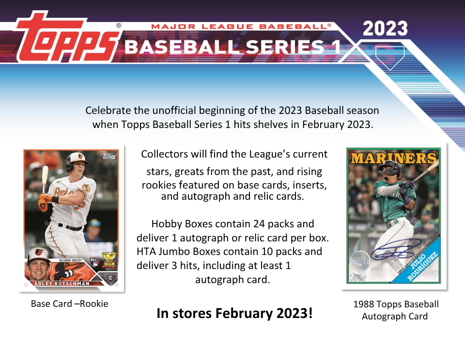 2023 Topps Series 1 Baseball Hobby Box