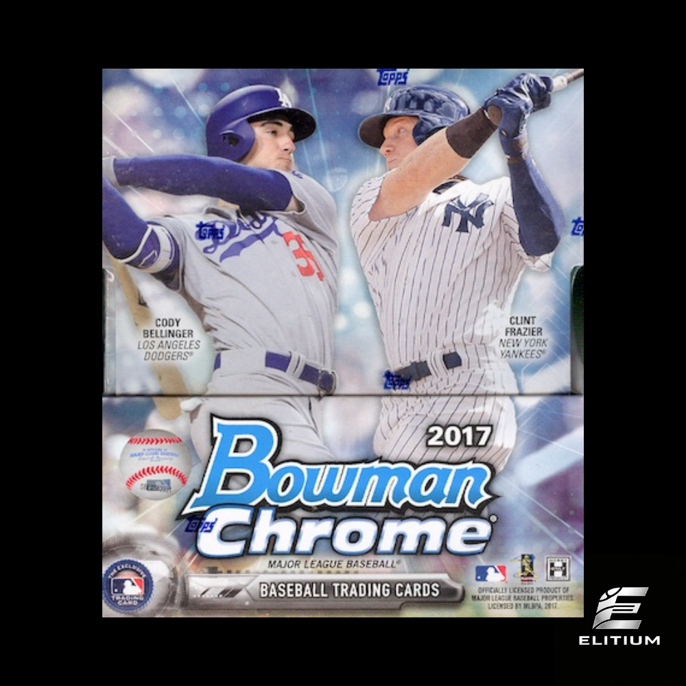 2017 Bowman Chrome Baseball Hobby 12 Box Case