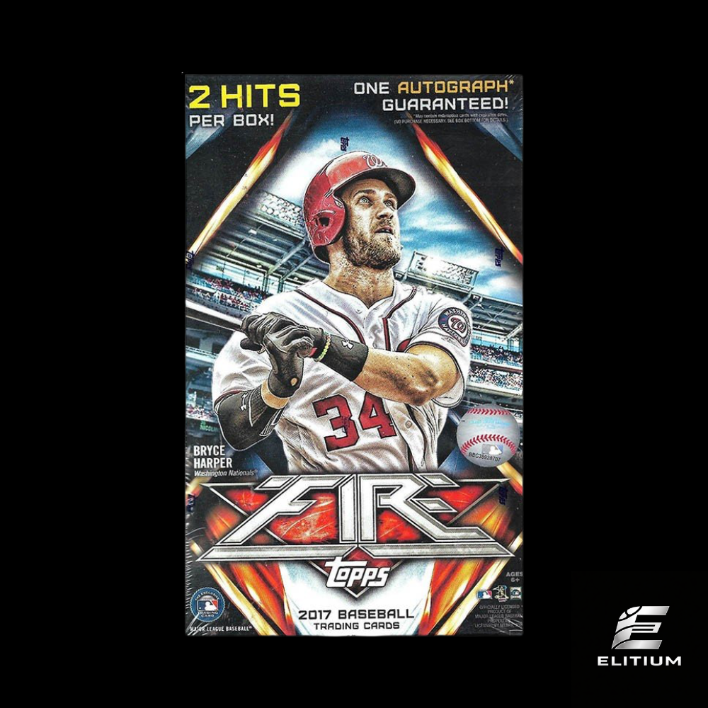 2017 Topps Fire Baseball Collector Box