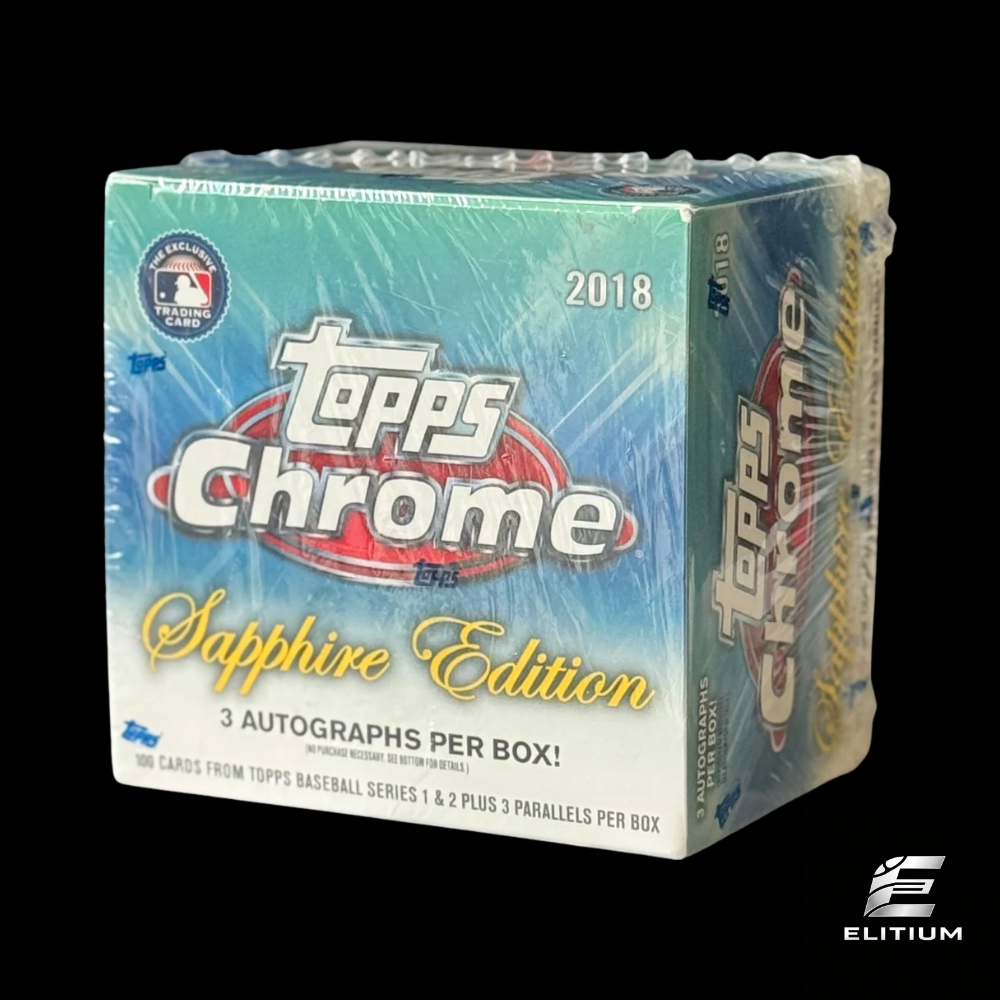 2018 Topps Chrome Baseball Sapphire Edition Box