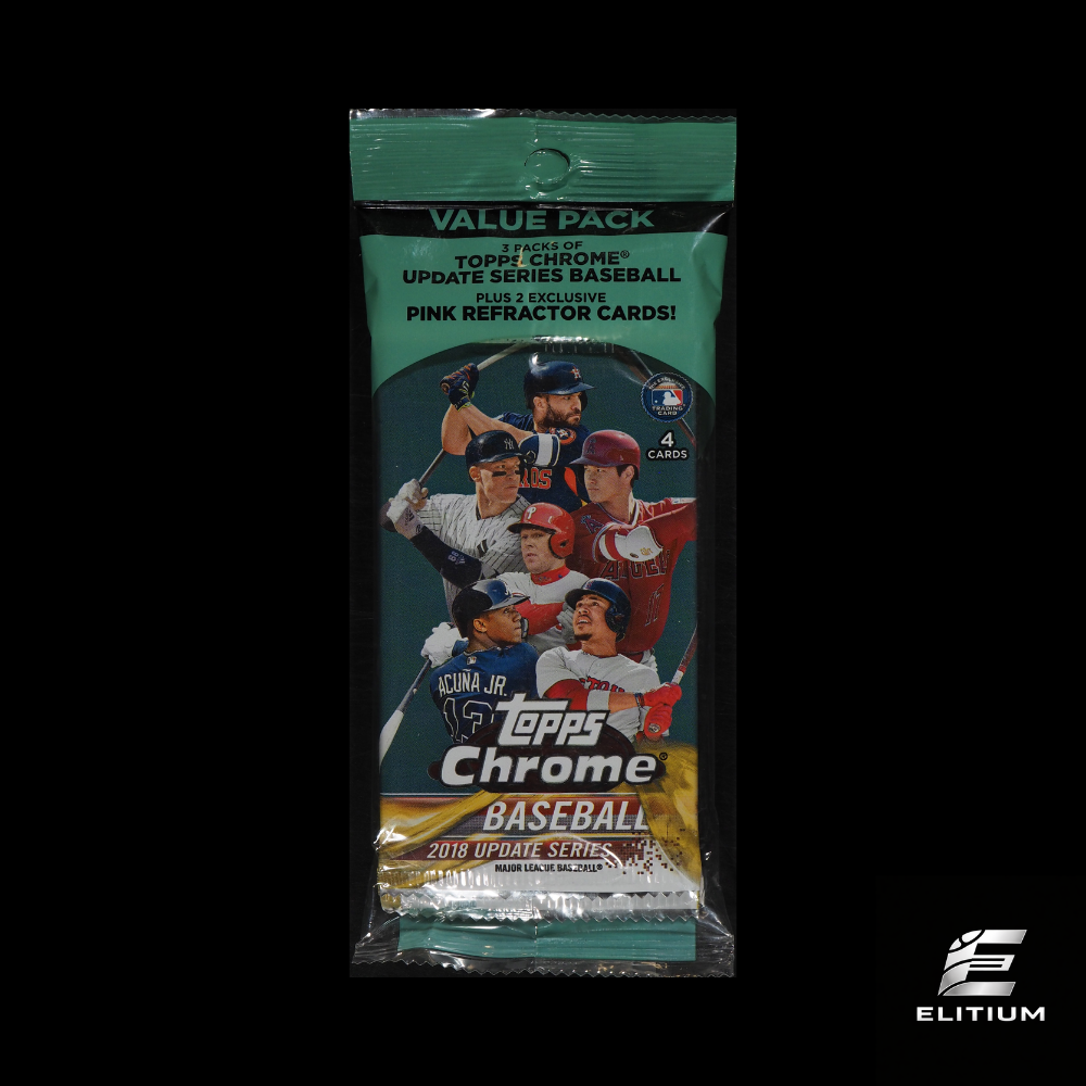 2018 Topps Chrome Update Holiday Value 10 Pack Lot
