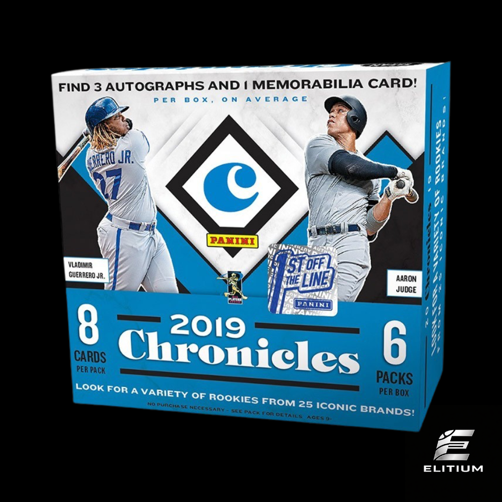 2019 Panini Chronicles Baseball 1st Off The Line Hobby Box