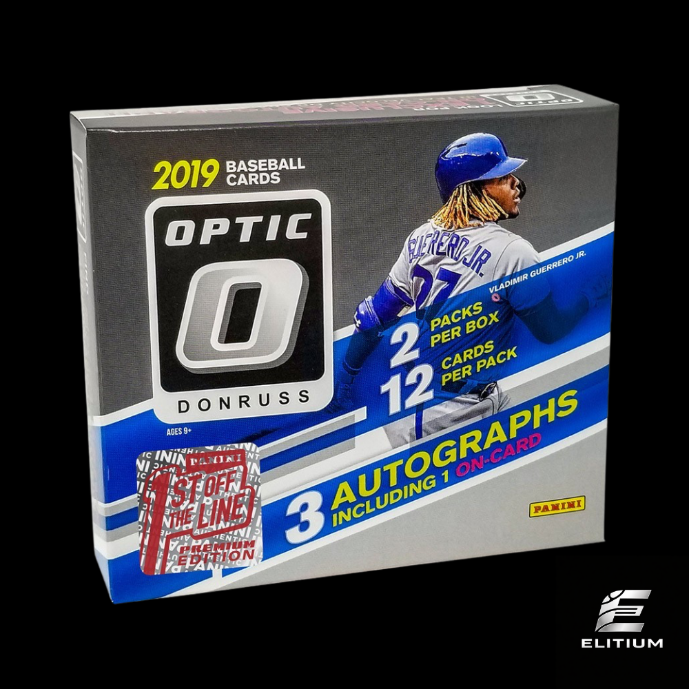 2019 Panini Donruss Optic Baseball 1st Off The Line Premium Edition Box