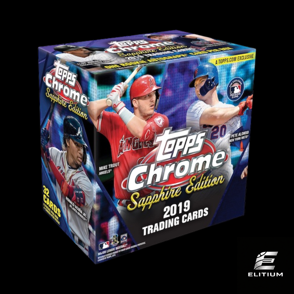 2019 Topps Chrome Baseball Sapphire Edition Box