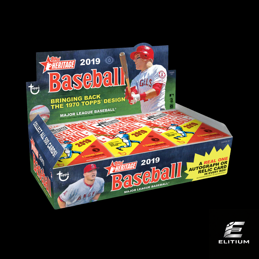 2019 Topps Heritage Baseball Hobby Box