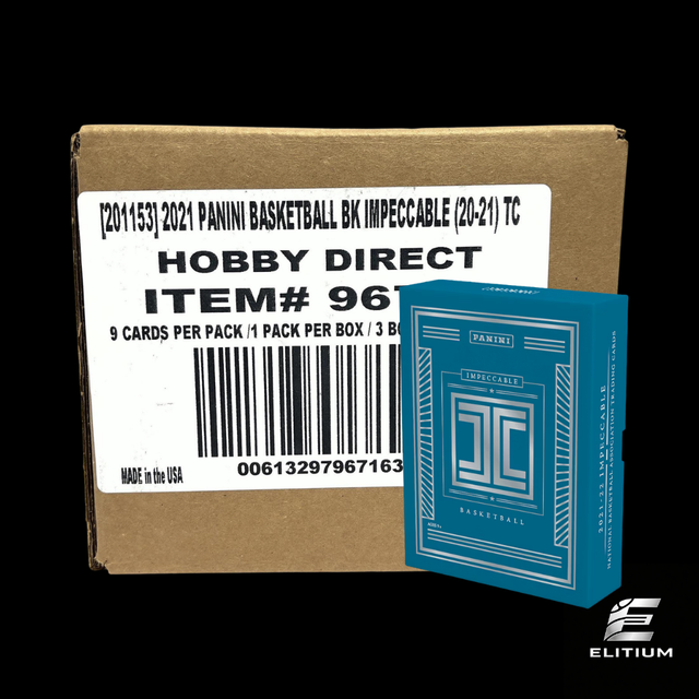 2021/22 Panini Impeccable Basketball Hobby 3 Box Case