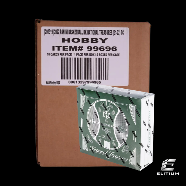 2021/22 Panini National Treasures Basketball Hobby 4 Box Case