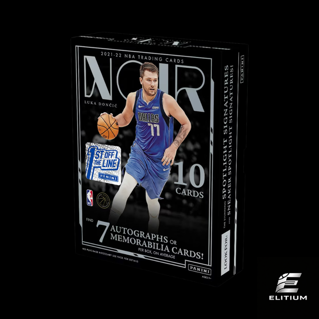 2021/22 Panini Noir Basketball 1st Off The Line Hobby Box