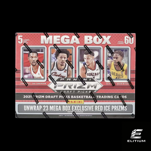 2021/22 Panini Prizm Draft Picks Basketball Mega Box (Red Ice Prizms!)