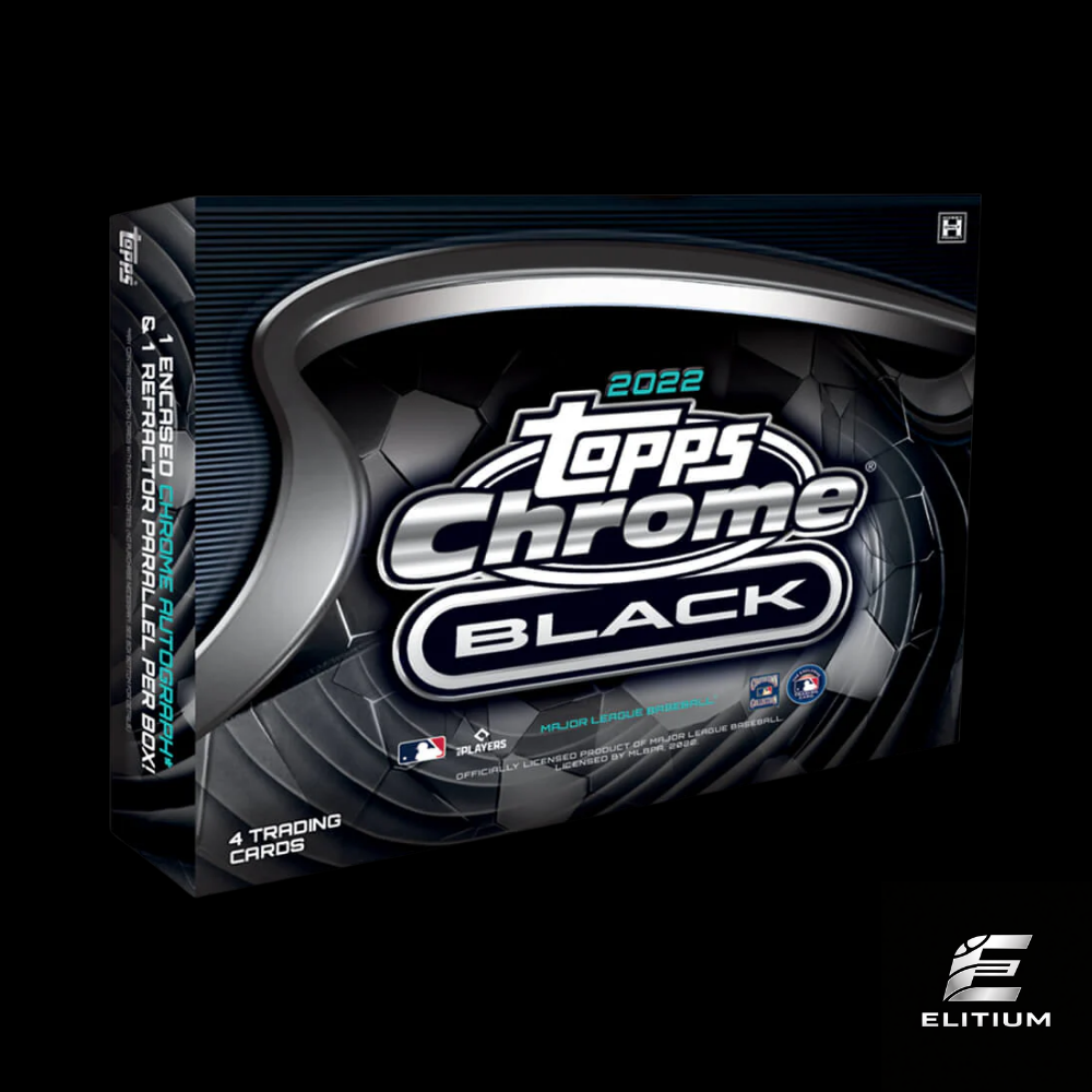 2022 Topps Chrome Black Baseball Hobby 12 Box Case