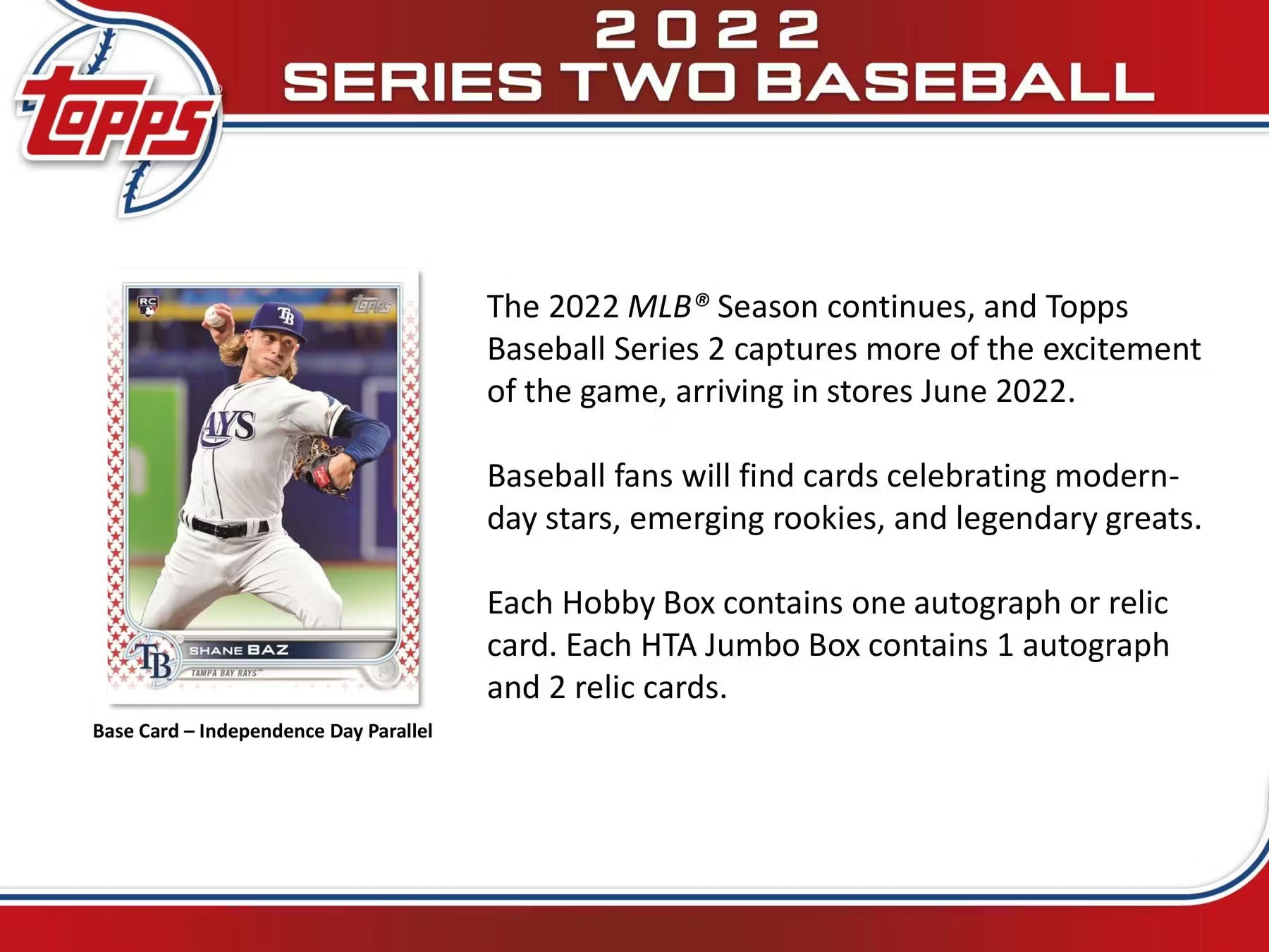 2022 Topps Series 2 Baseball Hobby Box