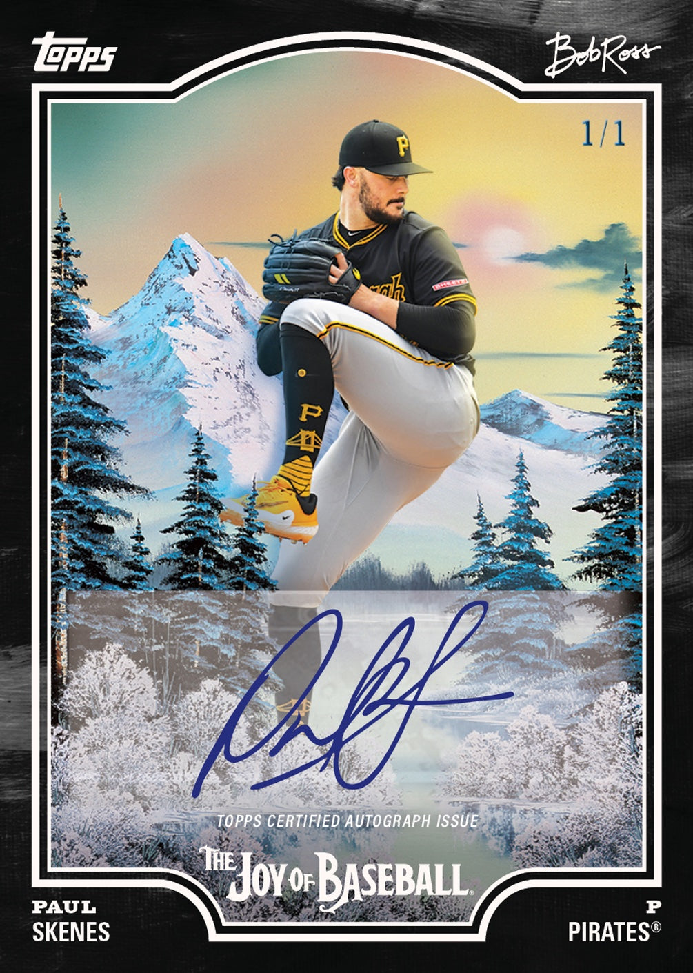 2025 Topps X Bob Ross "The Joy of Baseball" Collectors Box