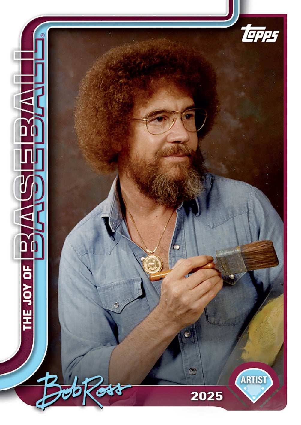 2025 Topps X Bob Ross "The Joy of Baseball" Collectors Box