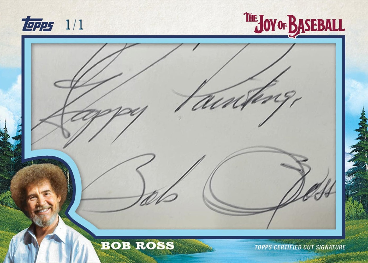 2025 Topps X Bob Ross "The Joy of Baseball" Collectors Box