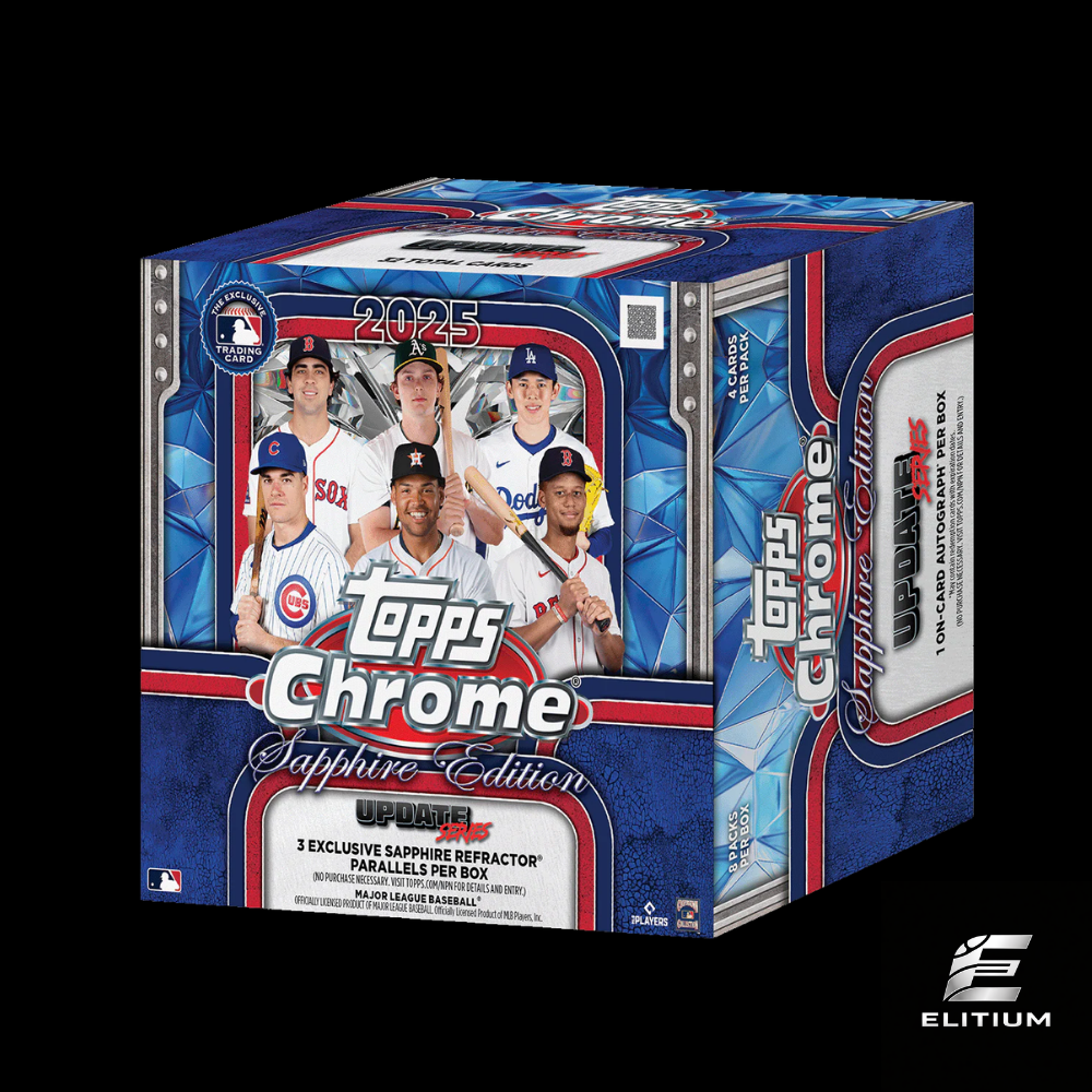 2025 Topps Chrome Update Series Baseball Sapphire Edition Box