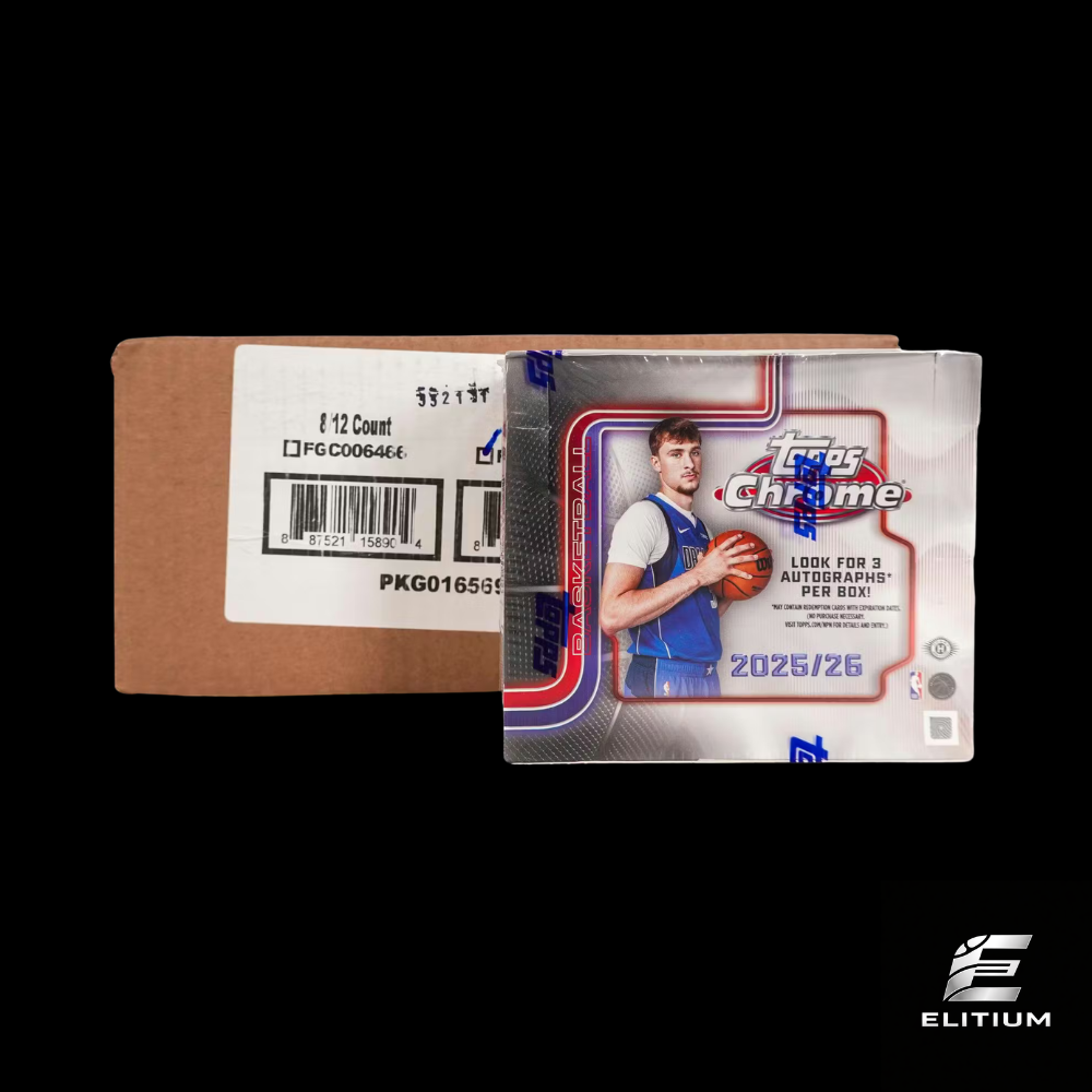 2025/26 Topps Chrome Basketball Hobby Jumbo 8-Box Case