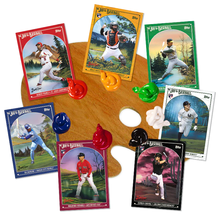 2023 Topps X Bob Ross "The Joy of Baseball" Collectors Box
