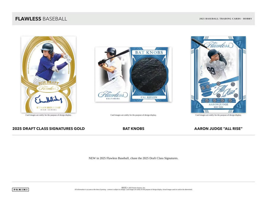 2025 Panini Flawless Baseball Hobby Box