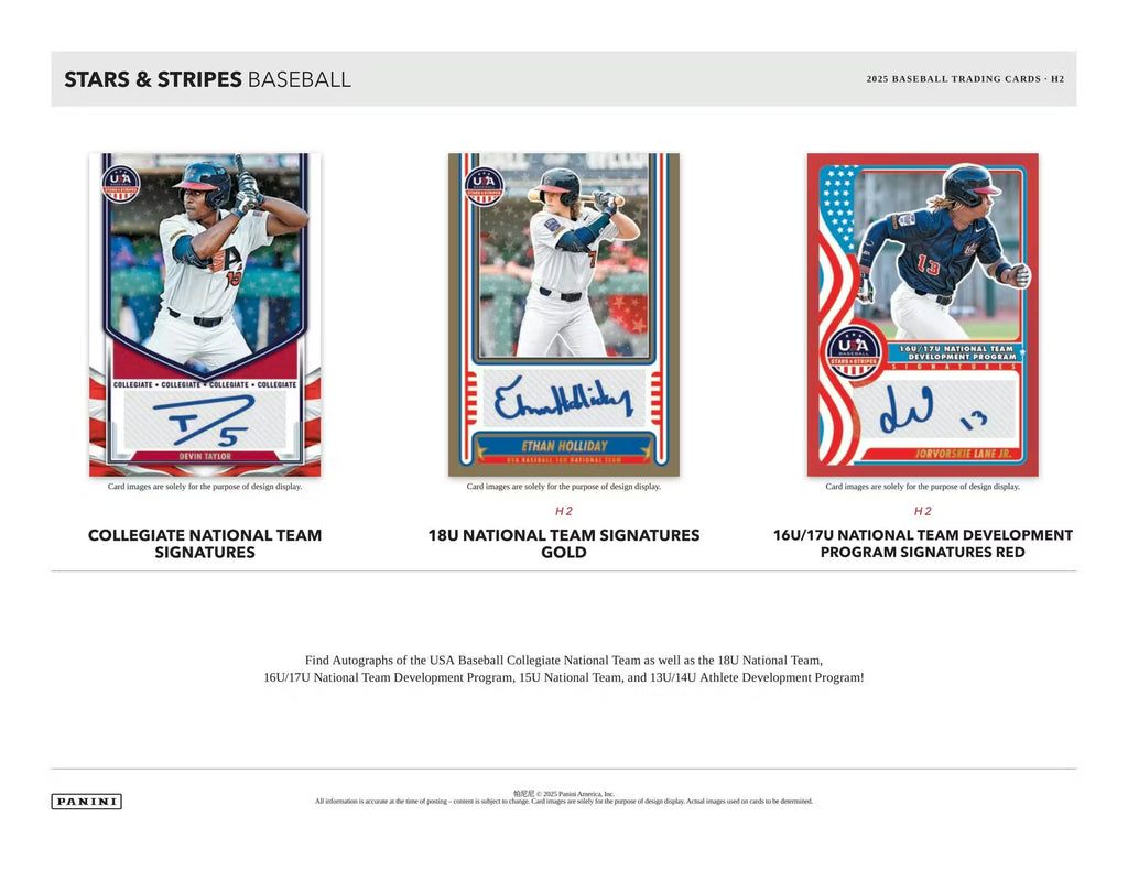 2025 Panini USA Stars & Stripes Baseball H2 Box