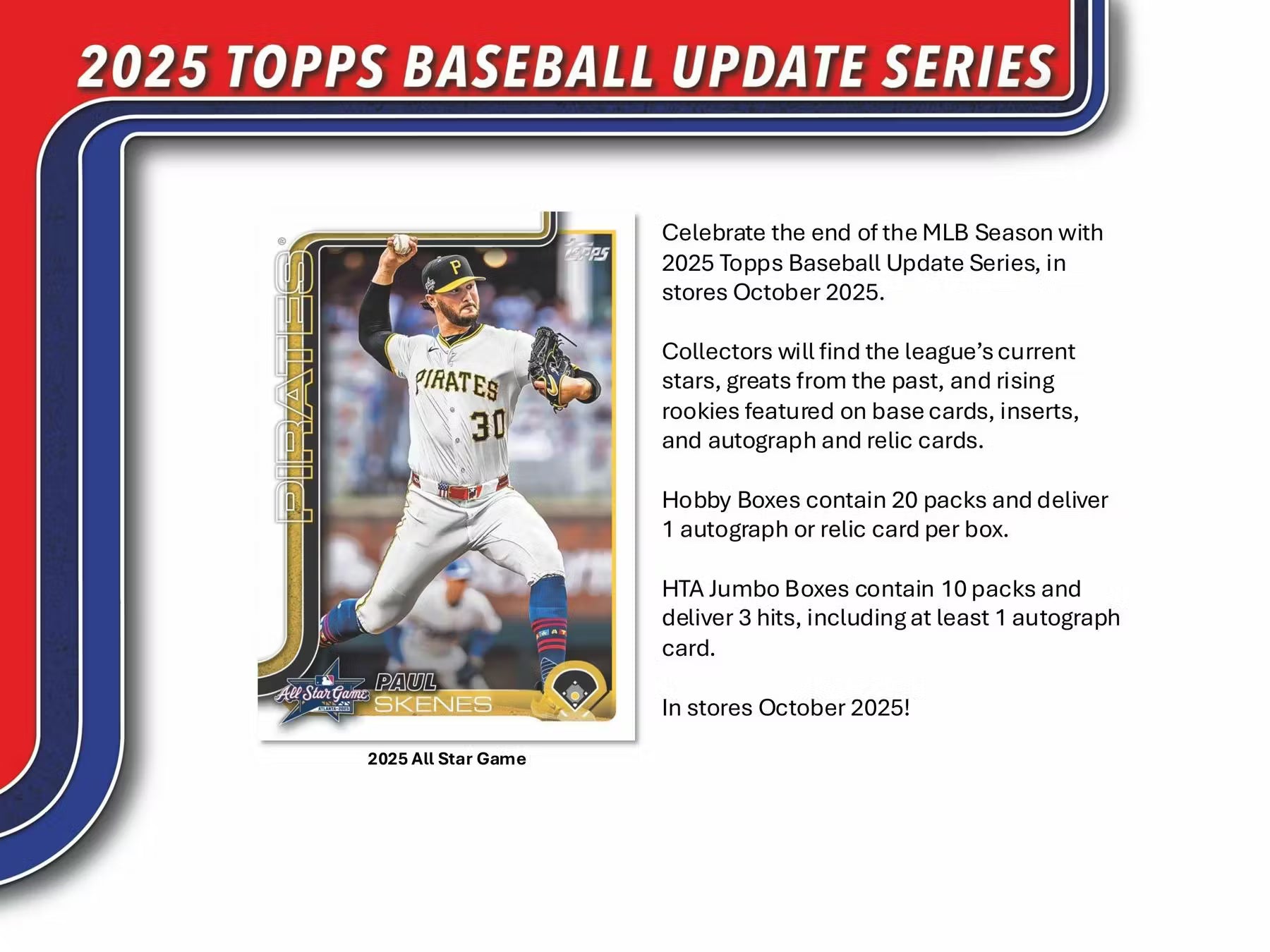 2025 Topps Update Series Baseball Hobby Jumbo Box