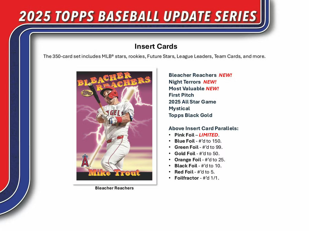 2025 Topps Update Series Baseball Hobby Jumbo Box