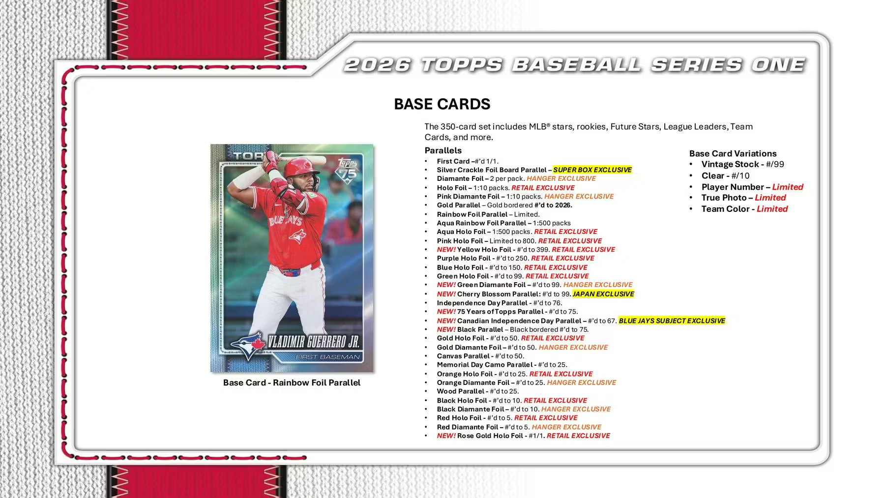 2026 Topps Series 1 Baseball Hobby Pack