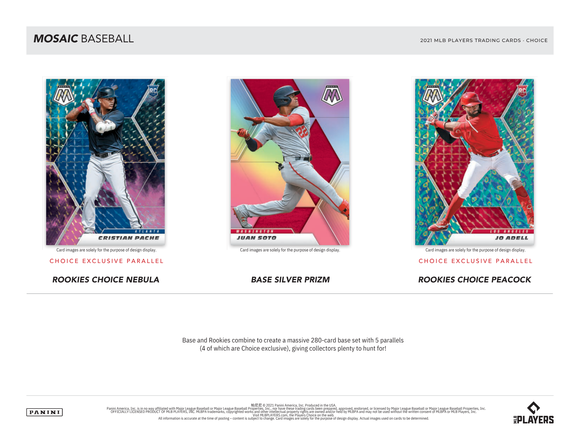 2021 Panini Mosaic Choice Baseball Box