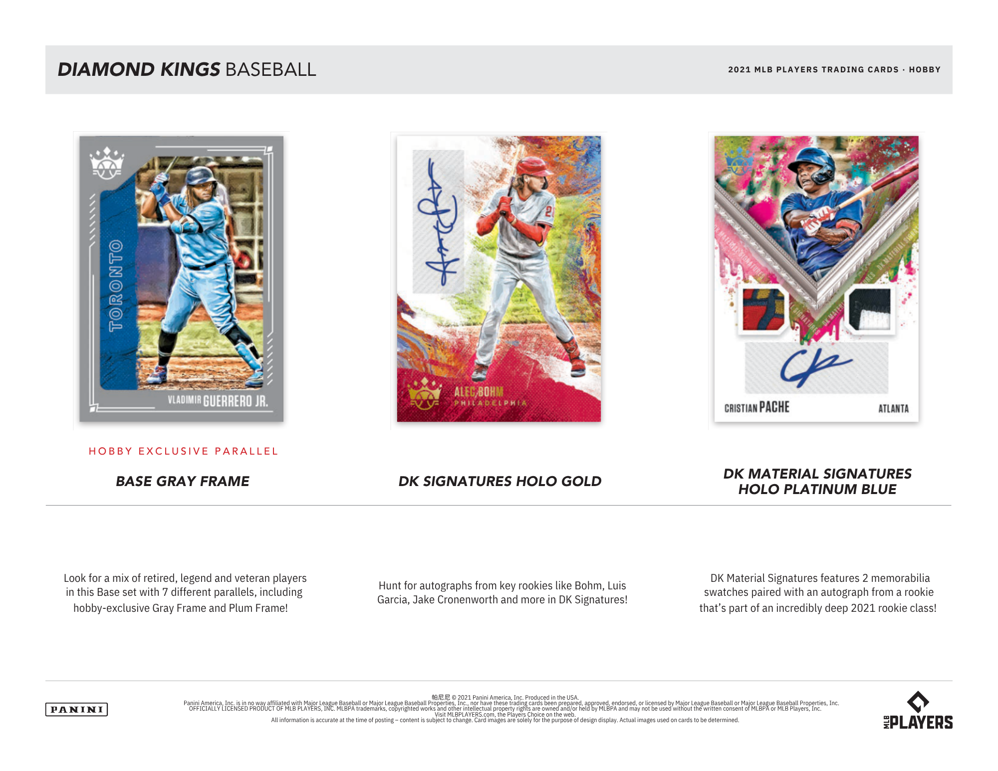 2021 Panini Donruss Diamond Kings Baseball Hobby Box