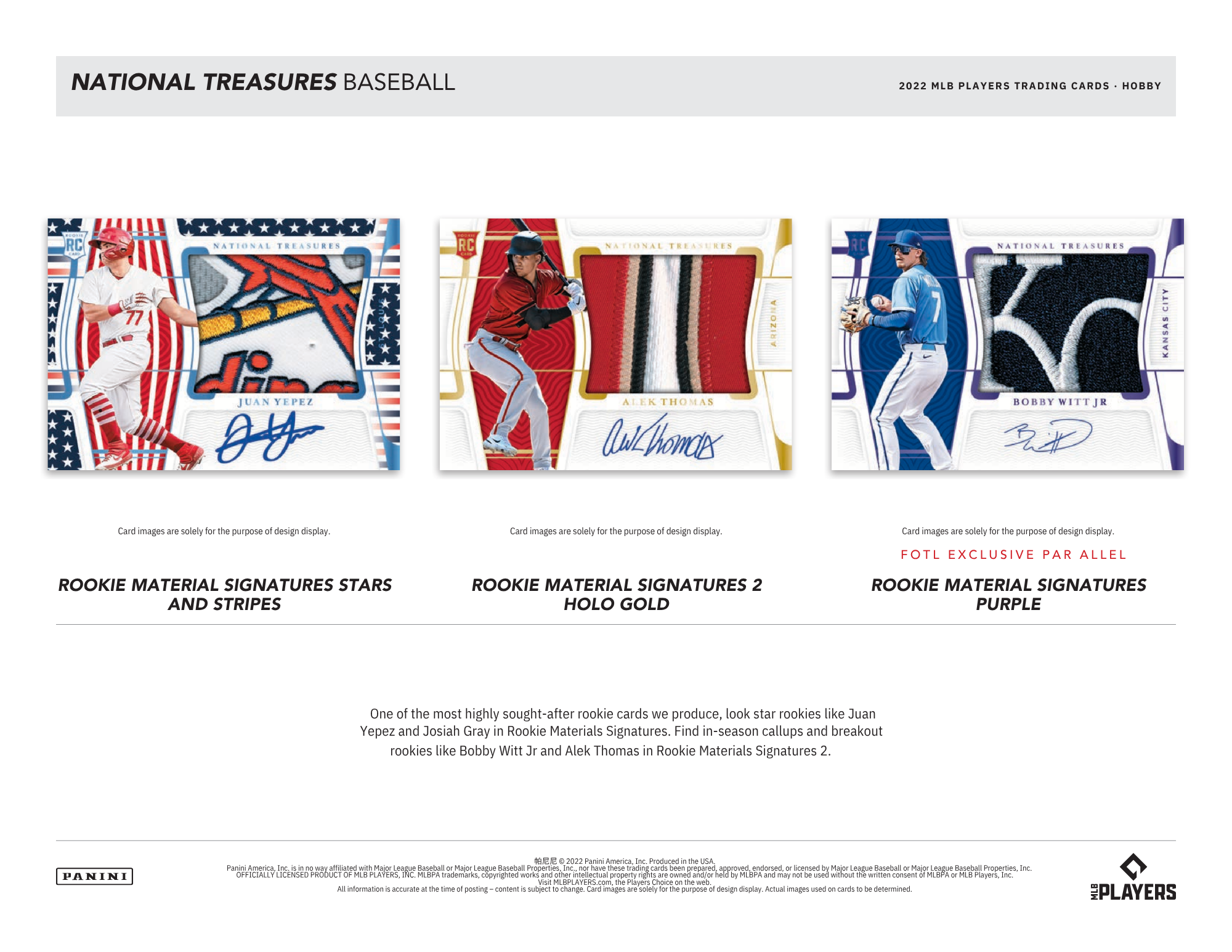 2022 Panini National Treasures Baseball Hobby Box